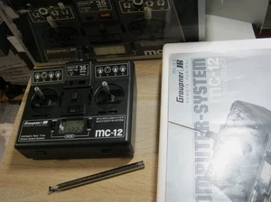 Graupner Sender MC 12 TOP 35 Mhz A- Band 61-80 mit Sanyo 1800mA Akku  und OVP - Bild 1 von 6