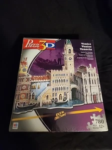 Puzz 3D Venice Puzzle 2006 Milton Bradley 780 Pieces Sealed Box - Picture 1 of 3