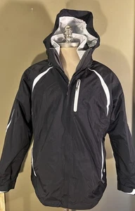 VTG Nike ACG Fit Storm Ski Jacket Womens XL Black Outdoor Utility Snowboard EUC - Picture 1 of 19