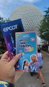 Disney World Epcot guide park map, fun for families with kids 052725 maps NEW - Picture 1 of 11