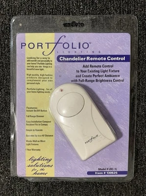 ¡Nuevo! Kit receptor y control remoto lámpara de iluminación portafolio modelo # LRC-1L Foto 1 de 4