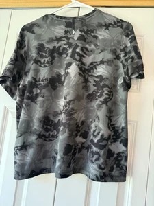 North Face Shirt Dune Sky Women’s Size Large Tnf Black Lux Print - Picture 1 of 4