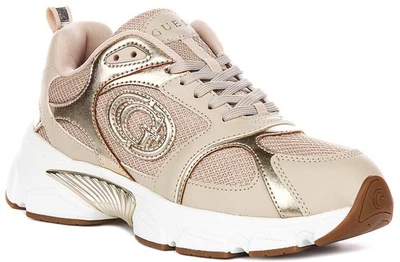 Guess Ibitha Corredor Inspirado Cordones Mujer Zapatillas En Arena GB 3-8 Foto 1 de 4