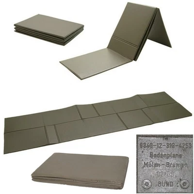 Original Bundeswehr Isomatte BW Unterlage faltbar für Schlafsack Sitzunterlage - Bild 1 von 3