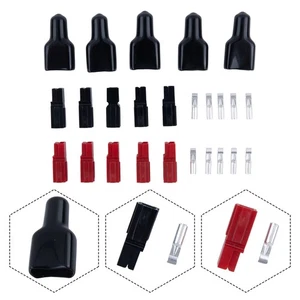Premium 30AMP For Anderson Style Connector with Black Rubber Covers (Pack of 5) - Picture 1 of 12