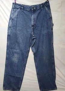 Carhartt Original Loose Fit Carpenter Jeans Herren 36x34 Blau Denim Hose - Bild 1 von 18
