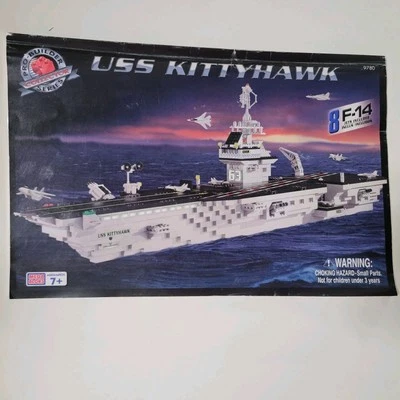 MEGA BLOKS Pro Builder USS Kittyhawk MANUAL Directions ONLY - Image 1 of 4