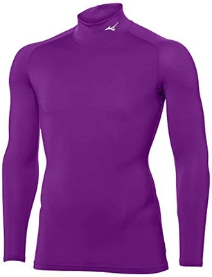 Мужская футболка Mizuno 2021 Impe фиолетовая матовая компрессионный сухой ускоритель Bio Gear - Изображение 1 из 3
