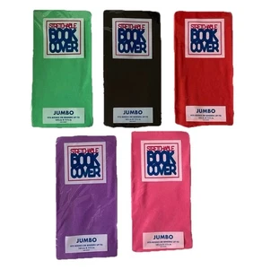 Set of 5 New BOOK COVERS Stretchable JUMBO Size 10.5” x 11.5” - Imagen 1 de 5