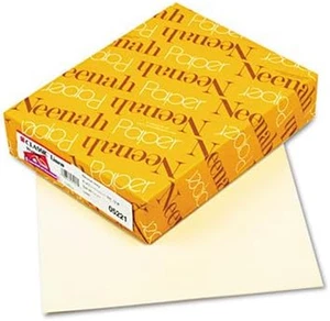 Klassisches Leinen Schreibpapier Schreibpapier, 24 Pfund, 8-1/2 x 11, Baronial Elfenbein, 500/Rm - Bild 1 von 1