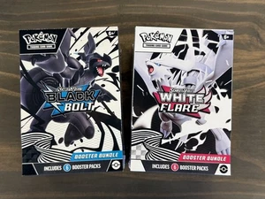 Pokemon Black Bolt & White Flare BOOSTER BUNDLE 2er Set! Factory Sealed - Bild 1 von 1