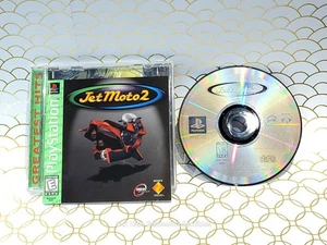 Jet Moto 2 (Sony PlayStation 1 PS1, 1997) Greatest Hits, CIB Complete, TESTED - Picture 1 of 17