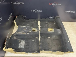 01-06 BMW E46 M3 OEM cupé 2 puertas delantero y trasero negro alfombra interior - Imagen 1 de 8