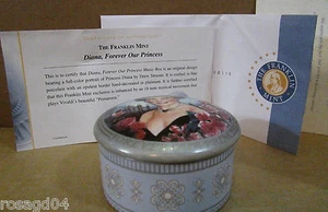 Franklin Mint Diana “Forever Our Princess" Music Box Plays “La Primavera” NEW - Picture 1 of 12
