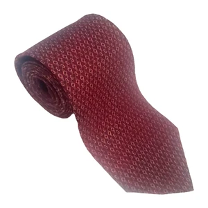 Corbata Brooks Brothers Makers de seda dorada roja hecha en EE. UU. 58x3,5" - Imagen 1 de 8