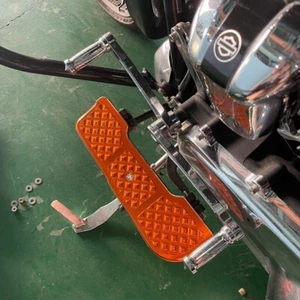 Orange Driver Footboards Floorboard For Harley Touring Street Glide 1996-2023 - Picture 1 of 7