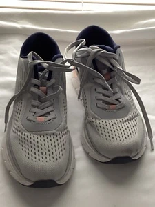 Easy Spirit Womens SEMel2 Emove Walking Shoes 7M Light Grey-multi - Picture 1 of 5