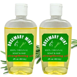 2x Aceite de romero para el crecimiento saludable del cabello 100 % puro aceite esencial aceite para el cabello y el cuero cabelludo - Imagen 1 de 12