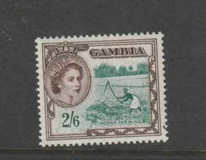 GAMBIA 1953  2/6 UMM/MNH SG 181 Cat. £12.00 - Picture 1 of 2