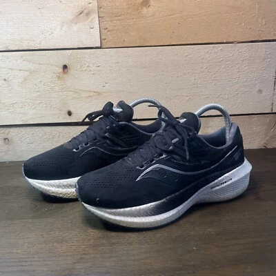 Zapatos para correr Saucony Triumph 20 para mujer talla 7,5 PWR RUN+ negros  Foto 1 de 4