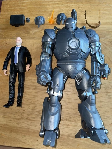 MARVEL LEGENDS - INFINITY SAGA - IRON MONGER & OBADIAH STANE - LOOSE COMPLETE Cover