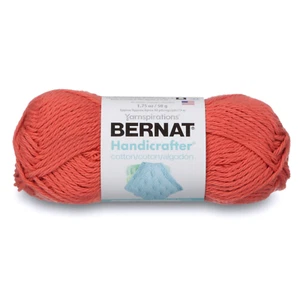 Bernat Handicrafter Cotton Solids Yarn, 1.75 oz, Gauge 4 Medium, 100% Cotton - Picture 1 of 2