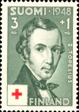 Finland #Mi349 MNH 1948 Red Cross Zacharias Topelius Poet [B87]
