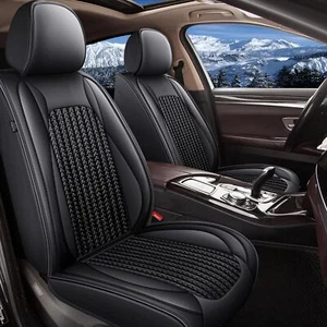 Front+Rear PU Leather Cushion Fit For Hyundai Ioniq 2017-2022 Car 5-Seat Covers - Picture 1 of 7