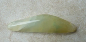 Peruvian Blue Opal Cabochon Translucent Long Triangle Gemstone 20cts - Picture 1 of 5
