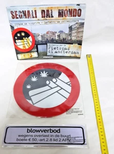 Blowverbod - Olanda - Targa - Segnali Stradali dal Mondo - De Agostini - Foto 1 di 1