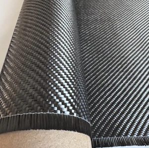 Twill Weave Real Carbon Fibre Carbon fibre cloth Cloth - 400g - 1m x 1m - Picture 1 of 1