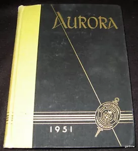 OLIVET NAZARENE UNIVERSITY 1951 YEARBOOK * COLLEGE KANKAKEE ILLINOIS * AURORA - Picture 1 of 4