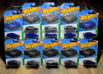 Hot Wheels Tesla Modelo Y HW Verde Velocidad 3/10 Lote de 13 Foto 1 de 4