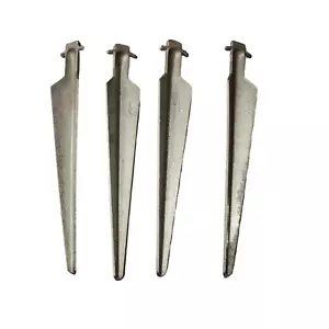 11 pulgadas 4 piezas tienda APAG clavijas estacas de jardín tienda de aluminio fuerte duradera militar - Imagen 1 de 8