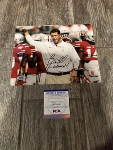 LUKE FICKELL SIGNED OHIO STATE BUCKEYES 8X10 PHOTO PSA/DNA COA COACH AUTOGRAPH 2 - Picture 1 of 2