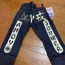 Denim Jeans  EVISU × ANDY SOUWER Collabo JEANS Selvedge DENIM Japan W30 Inseam33