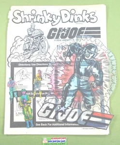 1983 GI Joe SHRINKY DINKS ANLEITUNG Heft mit ein paar Ausschnitten Hasbro JTC - Bild 1 von 5