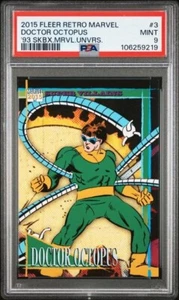 2015 Marvel Fleer Retro 1993 SkyBox Universe DOCTOR OCTOPUS #3 PSA 9 MINT POP 2! - Bild 1 von 2