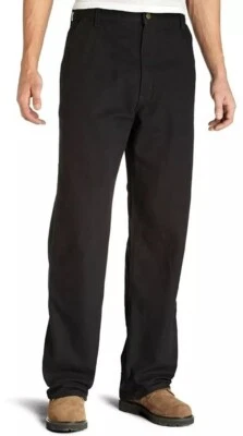 Pantalones de peto de trabajo de pato lavado Carhartt para hombre talla negro 38X32 NUEVO Foto 1 de 4