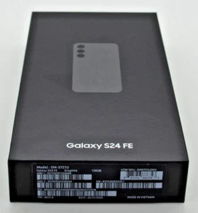 *BRAND NEW IN BOX*Samsung Galaxy S24 FE - 128 GB - Graphite (Verizon) Smartphone - Picture 1 of 4