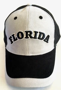 Florida Baseball Cap Mütze schwarz & grau FL Mütze weich gebürstete Baumwolle - Bild 1 von 6