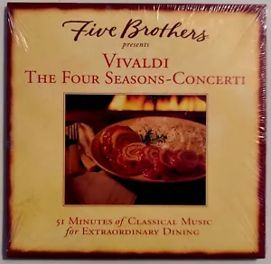 FIVE BROTHERS VIVALDI THE FOUR SEASONS CONCERTI CD BRAND NEW FAST SHIPPING - Picture 1 of 2