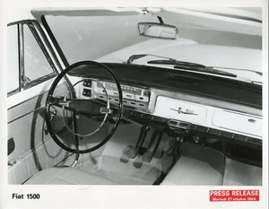 Fiat 1500 original official press photo c.1964 F - Picture 1 of 1