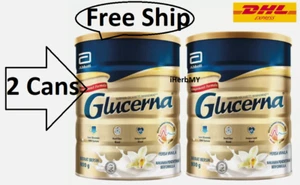 2 Cans Glucerna Triple Care Diabetic Milk Powder Vanilla 800g - Free DHL Express - Picture 1 of 11