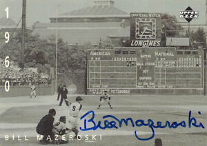 Bill Mazeroski signed Baseball Card 1994 Upper Deck #66 World Series Home Run