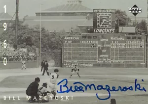 Bill Mazeroski signed Baseball Card 1994 Upper Deck #66 World Series Home Run - Picture 1 of 2