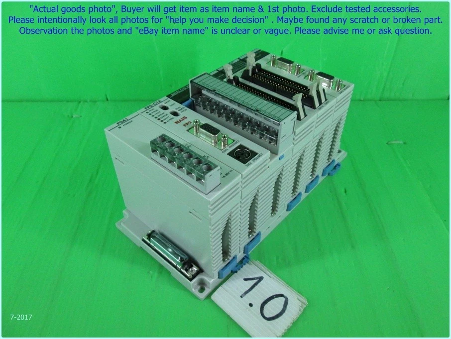 Panasonic NAIS PSA1 FP2-C1A PP2 XY64D2T SDU, PLC set as photos, sn:902P, LAST. - Image 1 of 4