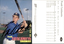 Frank Catalanotto Signed 1996 Best AA All-Stars #30 RC Card Rangers Auto