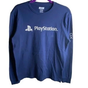 American Eagle sz S Navy PlayStation Graphic Crew Neck Embroidered T-Shirt - Picture 1 of 9