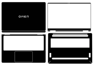 Carbon Vinyl Sticker Skin Cover for HP OMEN 10 Slim 14-fb0061TX 14" Laptop - Afbeelding 1 van 35